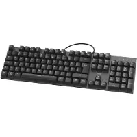 Hama MKC-650, Volle Größe (100%), Kabelgebunden, USB, Mechanischer Switch, QWERTZ, Anthrazit, Schwarz