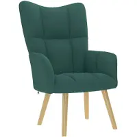 vidaXL Relaxsessel Dunkelgrün Stoff