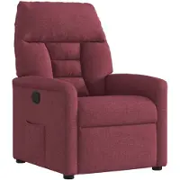 vidaXL Relaxsessel Weinrot Stoff