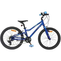 Volare Venom Kinderfahrrad - Jungen - 14 Zoll - Blau - Zwei Handbremsen