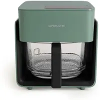 Create Heißluftfritteuse ''Studio Crystal'' in Grün - 4,2 l - onesize