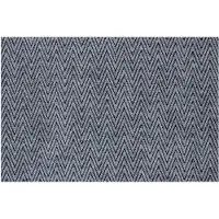 Rugsx Läufer- Türmatte rutschfest 100 cm MAGNUS 2954 Zickzack Draußen, Drinnen grau 100x150 cm