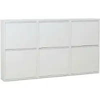 Ebuy24 Schuhkipper Pisa 6 Klappen weiss