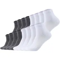 s.Oliver Kurzsocken "Socken 16er Pack", Herren, Gr. 39-42, bunt (weiß, grau), Obermaterial: 62% Baumwolle CO. 36% Polyester PES. 2% Elasthan EL., Socken Kurzsocken