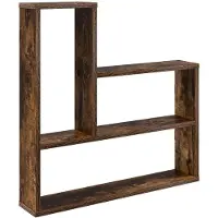 vidaXL Wandregal Raucheiche 60 x 11 x 60 cm Holzwerkstoff
