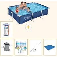 Bestway Steel Pro Rechteckig - 300x201x66 cm - 6-teilig S22088
