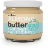 GymBeam Mandelbutter Kokosnuss & Weiße Schokolade Aufstrich 340 g