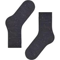 Falke Socken "Sparkle Stripes", Kinder, Gr. 35-38, schwarz (schwarz (3000)), Obermaterial: 61% Wolle WO. 37% Polyamid PA. 2% Polyester PES., schimmernd, Socken Socken