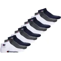 Champion Unisex Socken, 12er Pack - Quarter Socken, Basic, Logo