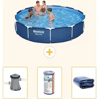 Bestway Steel Pro Rund - 366x76 cm - 4-teilig S22309