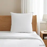 vidaXL Kopfkissen 50 x 50 cm Australische Wolle Weiß