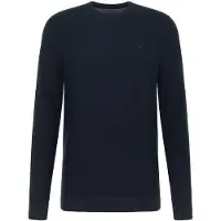 Mustang Herren Rundhals Pullover ELLIOT - Regular Fit - Carbon 4135 - 6XL