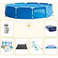 Intex Frame Pool Rund - 366x76 cm - 7-teilig S20438