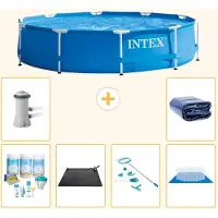 Intex Frame Pool Rund - 366x76 cm - 7-teilig S20438