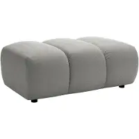 Vente-unique Sitzhocker Fridora Hellgrau 105 cm