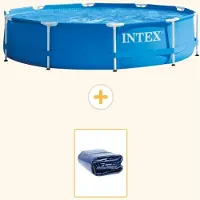 Intex Frame Pool Rund - 366x76 cm - 2-teilig S21331