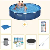Bestway Steel Pro Rund - 366x76 cm - 7-teilig S21595