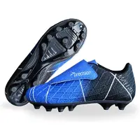 Precision Matrix Junior Football Boots FG Blue/Black/Silver J12