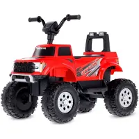 Sun baby Elektro Kinderfahrzeug Ford Raptor F150 Kinder-Elektroauto Akku 12V Geländewagen Rot