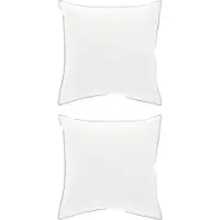 vidaXL Kopfkissen 2 stk. 65 x 65 cm Australische Wolle Weiß