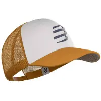 Compressport Trucker-Cap Weiß Orange