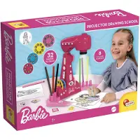 Liscianigiochi Lisciani - Barbie Projector Drawing School - Lernspielzeug zum Nachzeichnen und Ausmalen für Kinder ab 4 Jahren - Kreatives LED-Zeichen-Set - Aktivitäten ohne Bildschirme oder Tablets