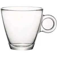 Bormioli Rocco Rocco Tasse Cappuccino Easy Bar 22 cl Transparent Hartglas 12 Stück