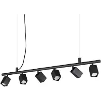 Ideal Lux Pendelleuchte 6x GU10 schwarz IP20 DYNAMITE 371412