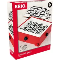 BRIO Games Labyrinthspiel m. Übungsblätter - Rot 34020 - - One Size - Spiele
