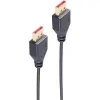 S-Impuls -BASIC-S--Displayportkabel 1.4, Stecker-Stecker, UHD 8K, extra dünn schwarz, 1,0m