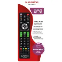 B2X Electronics ReplacemRemote Control - Ersatzfernbedienung Black, SUPTRB011, für Panasonic (SMART) TVs
