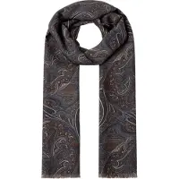 Hackett London für Herren. HM0400120 Brauner ?Mad Paisley?-Schal (OSFA), Lässig, Wolle, Klassisch