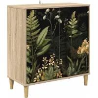 vidaXL Sideboard RHENEN Sonoma 69 x 33 x 75 cm Holzwerkstoff