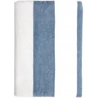 Homla Duschtuch ''Lawena'' in Blau/ Weiß - (L)130 x (B)70 cm - onesize