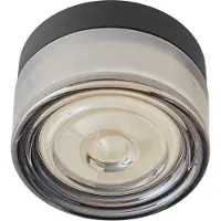 Loom Design LED Außendeckenleuchte Otto Wave, dimmbar, alu / grau / zink, Glas, Modern, LED Deckenleuchten