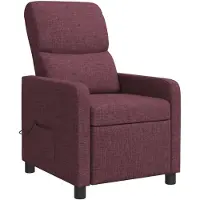 vidaXL Massage Relaxsessel Lila Polyester