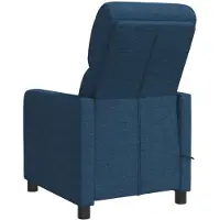 vidaXL Massage Relaxsessel Blau Polyester