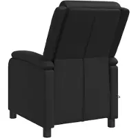 vidaXL Massage Relaxsessel Schwarz Kunstleder
