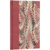 Paperblanks Liniertes Notizbuch ''Rubedo'' in Rot/ Beige - (B)9,5 x (H)14 cm - onesize
