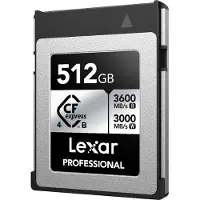 Lexar Professional Silber CFexpress 4.0 Type B R3600/W3000 MB/s – 512GB