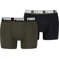 Puma Herren Boxershorts, 2er Pack - Everyday Basic Boxers 2P, Cotton Stretch, einfarbig