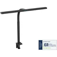 Digitus LED Desk Lamp - 80cm, 2400lm, 16W, Schwarz, Schwarz, Aluminium, Kunststoff, Tisch/Bank, Modern, IP20, Nicht austauschbare(s) Leuchtmittel
