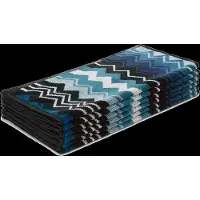 Missoni Gesichtshandtuch Giacomo Blue (30 x 30 cm) (6er Set)