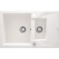 Deante Zqn_a513 Granitspüle Mit 1.5 Becken Und Abtropffläche