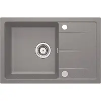 Deante 1-bowl granite sink with drainer