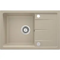 Deante 1-bowl granite sink with drainer