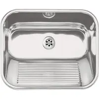 Deante 1-bowl utility sink - recessed or wall-mounted