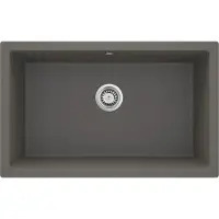Deante 1-bowl wall-hung granite sink