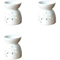 Typecat 3X Ceramic Crafts Keramik-Hohlraum-Aromatherapie-Ofen, Kreativer Kerzenständer, Handgefertigt, Stil 3