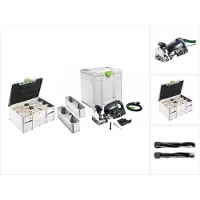 Festool DOMINO XL DF 700 EQ-Plus Dübelfräse 720 W ( 576426 ) + 128 tlg. Dübel Sortiment ( 576792 )